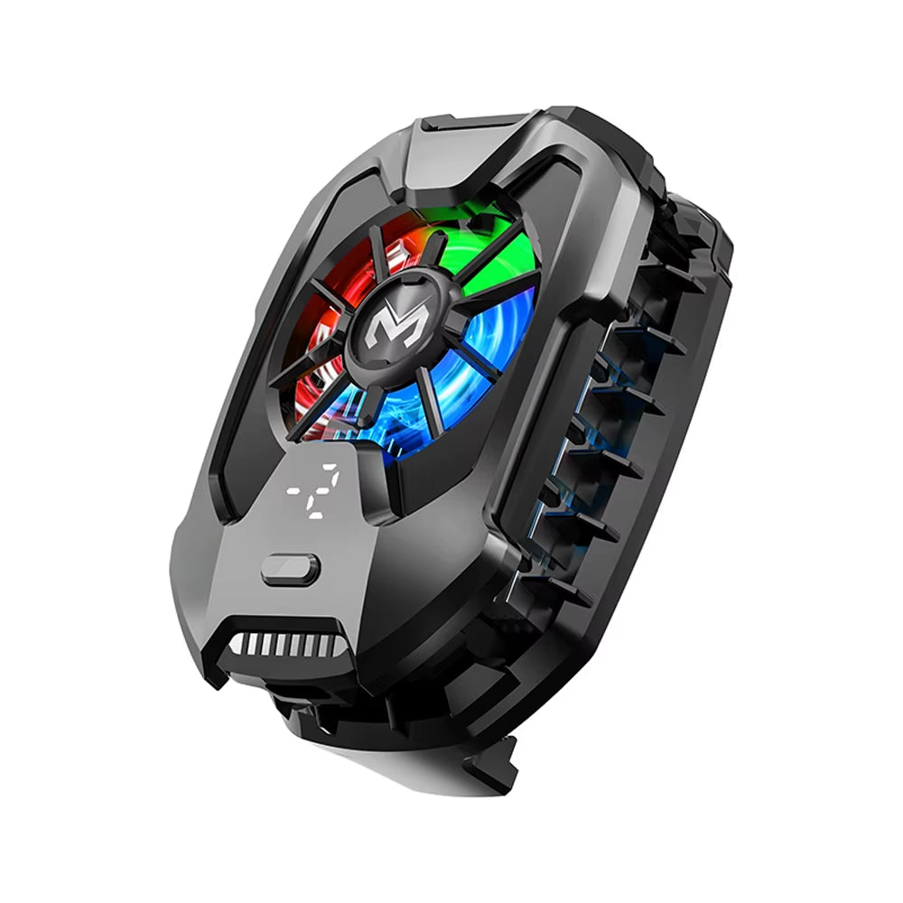 Universal Mobile Phone Cooling Fan Game Cooler, Digital Display Fast Radiator Back Clip for Iphone 15 Pro Max Xiaomi 14 POCO X6