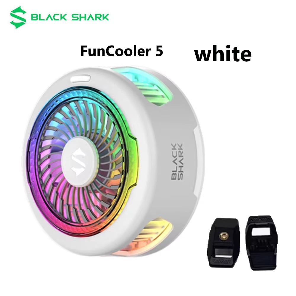 Original Black Shark Magnetic 5Pro Cooler Funcooler 5 Fast Mobile Phone Radiator for Iphone Nubia Xiaomi Huawei Oppo Samsung