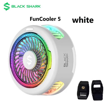 Original Black Shark Magnetic 5Pro Cooler Funcooler 5 Fast Mobile Phone Radiator for Iphone Nubia Xiaomi Huawei Oppo Samsung