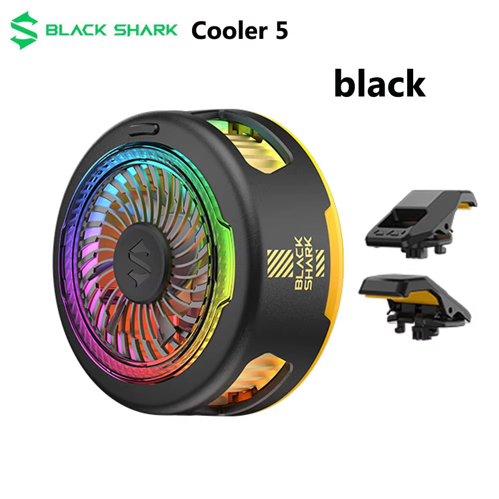 Original Black Shark Magnetic 5Pro Cooler Funcooler 5 Fast Mobile Phone Radiator for Iphone Nubia Xiaomi Huawei Oppo Samsung